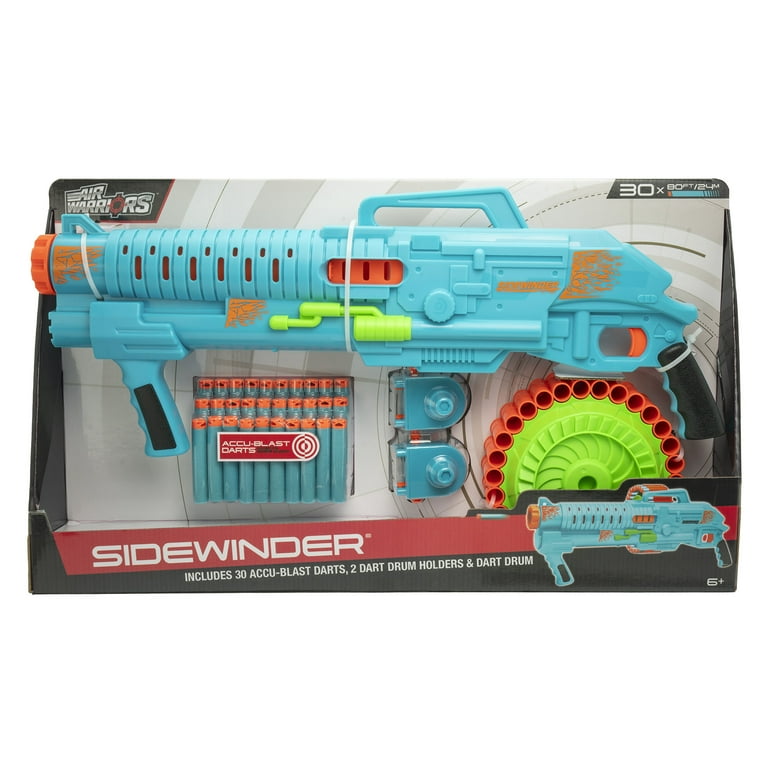 Sidewinder Dart Blaster W/ 30 Accu-Blast Darts, Ages 6+