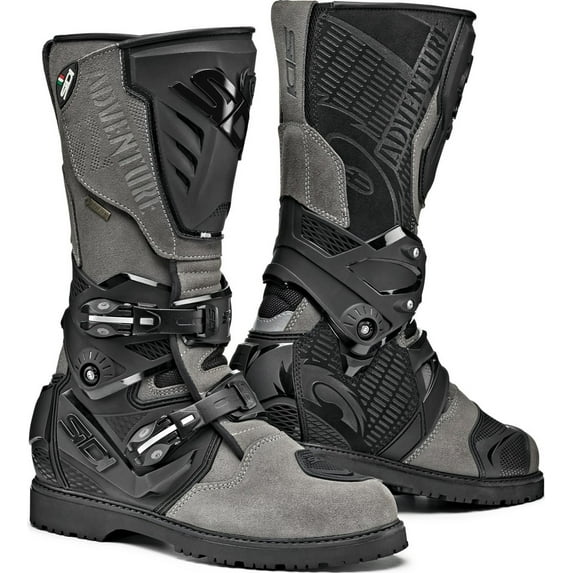 Sidi Adventure 2 Mens Gore-Tex Motorcycle Boots Gray 48 EUR