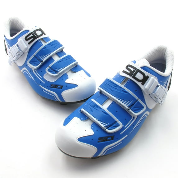 Sidi Buvel Blue / White Mountain Bike Cycling Shoes SPD // EUR 42 US 8.25