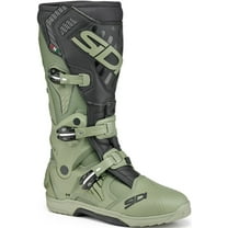 Sidi Crossair Mens MX Offroad Boots Army/Black 49 EUR