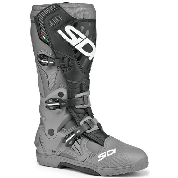Sidi Crossair Mens MX Offroad Boots Gray/Black 45 EUR