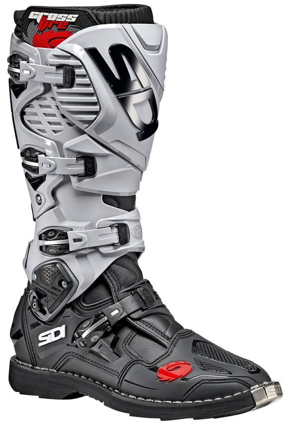 Crossfire 3 Mens MX Offroad Boots Black/Ash 41 EUR