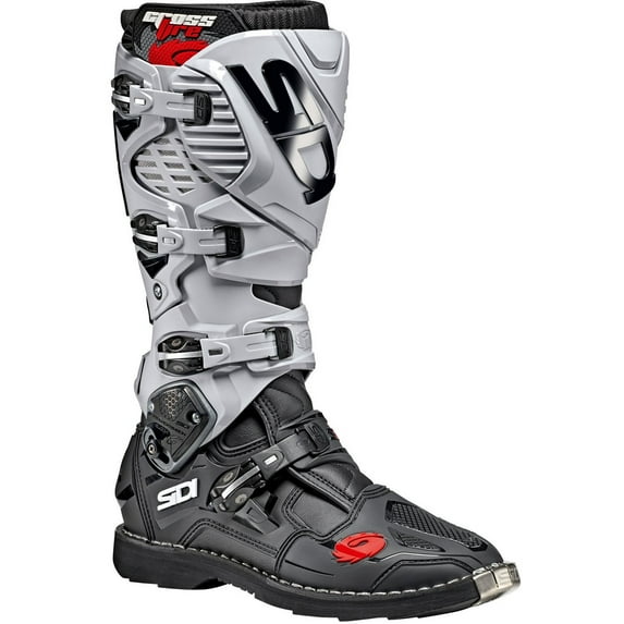 Sidi Crossfire 3 Mens MX Offroad Boots Black/Ash 45 EUR