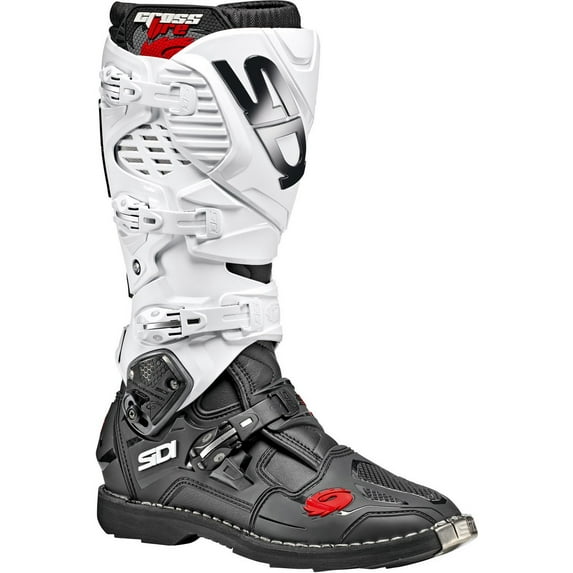 Sidi Crossfire 3 Mens MX Offroad Boots Black/White 49 EUR