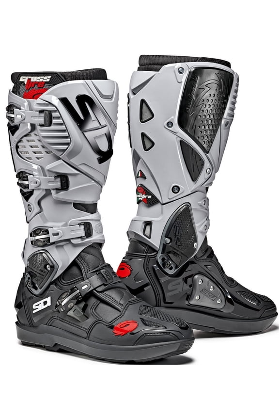 Crossfire 3 SRS Mens MX Offroad Boots Black/Ash 46 EUR