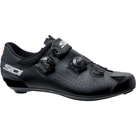 SIDI Genius 10 Road Shoes - Men's, Black/Black, 46.5