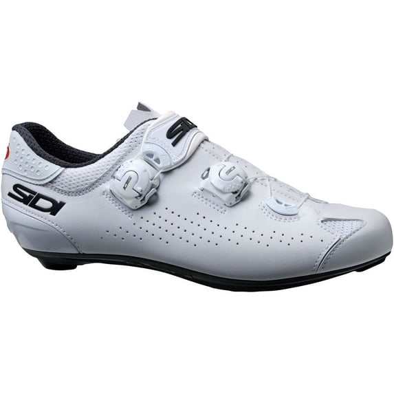 SIDI Genius 10 Road Shoes - Men's, White/White, 40