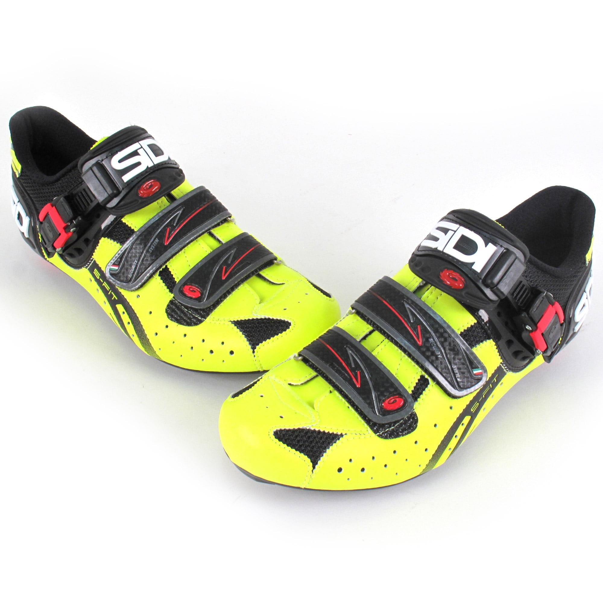 新品 sidi genius 5 fit carbon black yellow