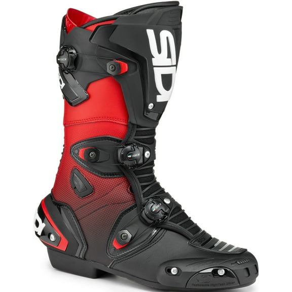 Sidi Mag-1 Mens Motorcycle Boots Black/Red 43 EUR