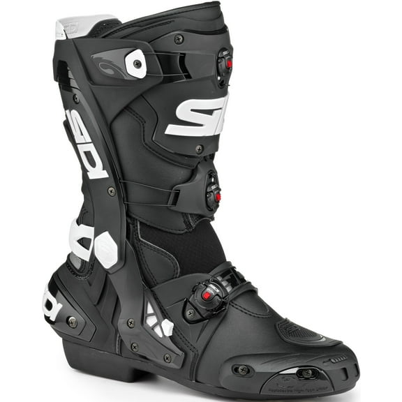 Sidi Rex Air Mens Motorcycle Boots Black/White 45 EUR