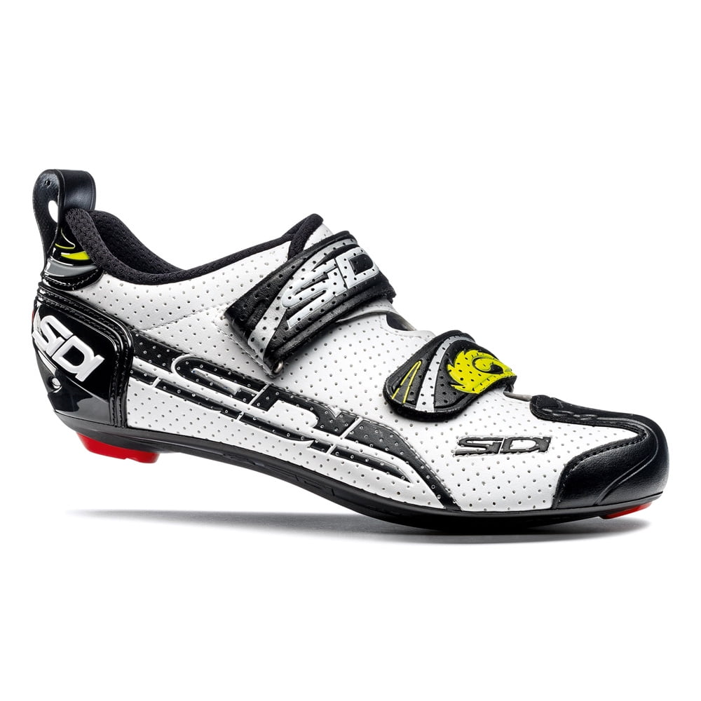 Sidi T-4 Air Carbon Composite White Black 41.0 Cycling Shoes Tri