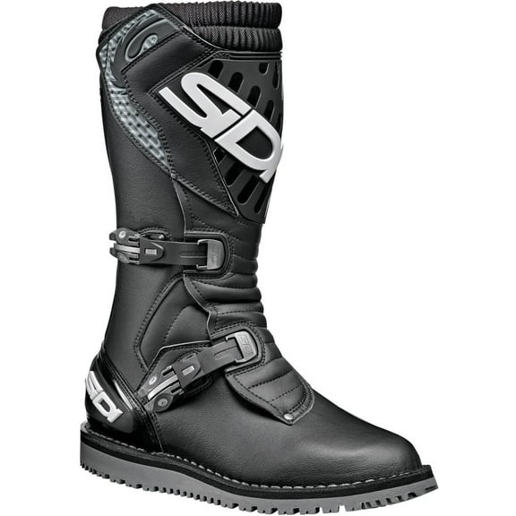 Sidi Trial Zero 2 Mens MX Offroad Boots Black/Black 44 EUR