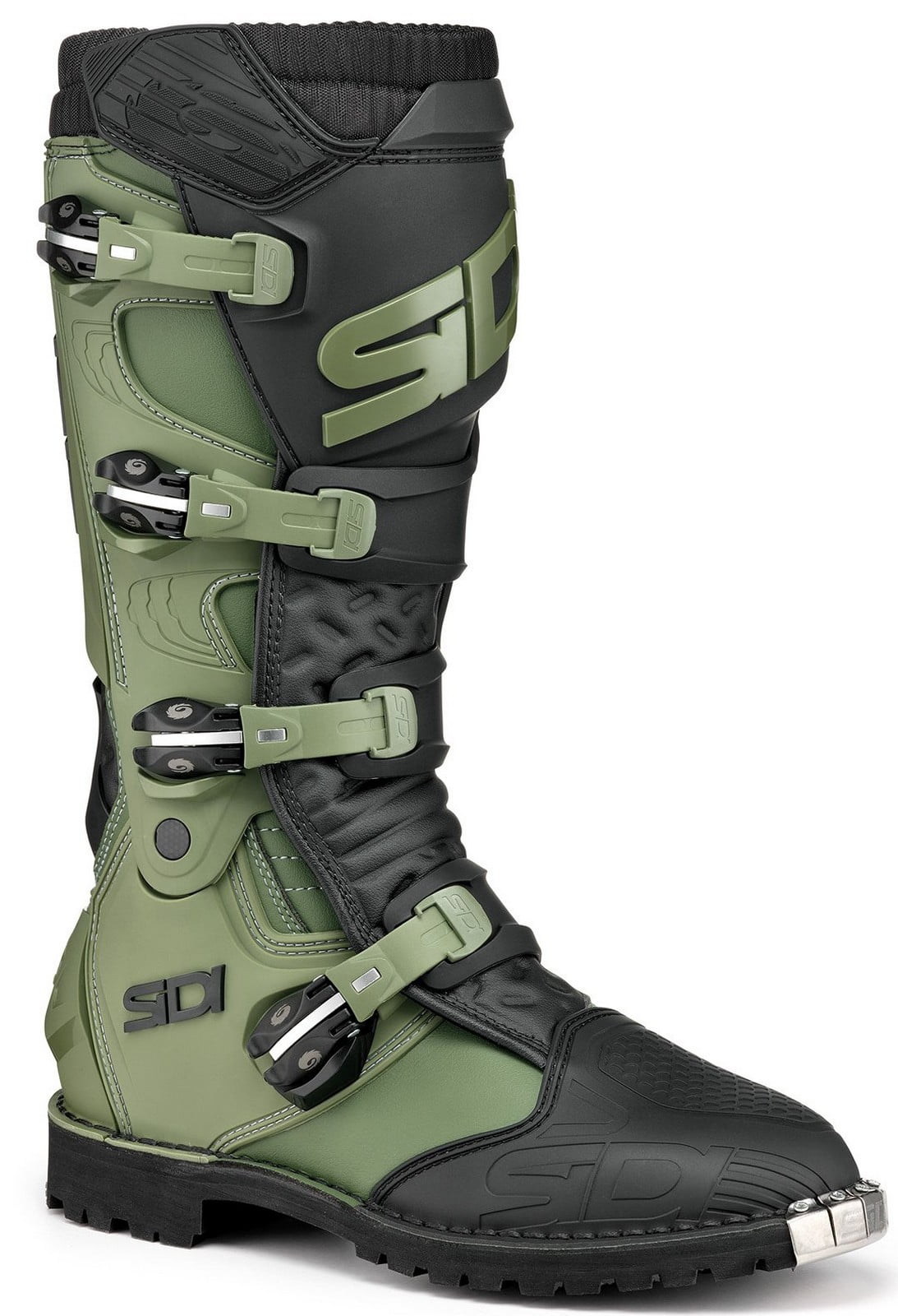 Sidi X Power Enduro Mens Motorcycle Boots Army Green 7.5 USA