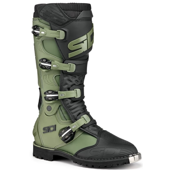 Sidi X Power Enduro Mens Motorcycle Boots Army Green 9.5 USA
