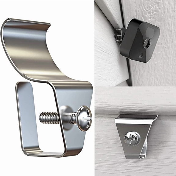 Siding Clip Hooks for All-New Outdoor Camera, No-Hole Needed Outdoor Siding Hanger Mounting for Home Security Camera, Siding Mount