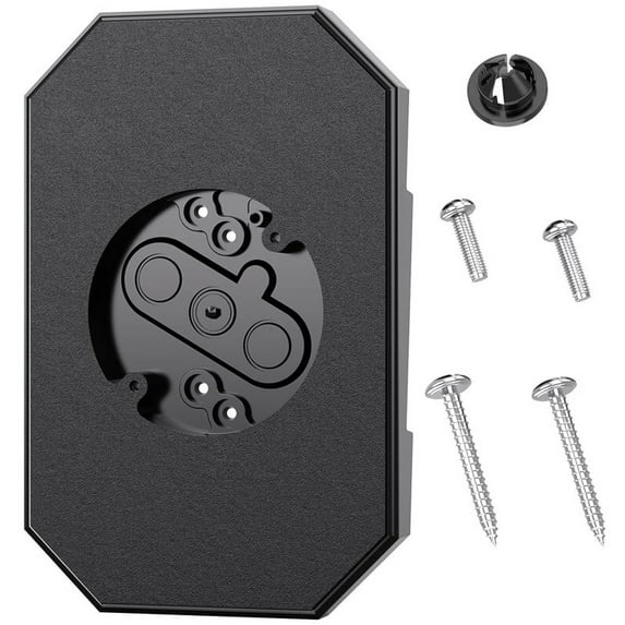 Siding Mounting Kit, 8141DBL Outdoor Light Mounting Block, Siding Mounting Plate for Lap Double and 4 Inch Siding Black