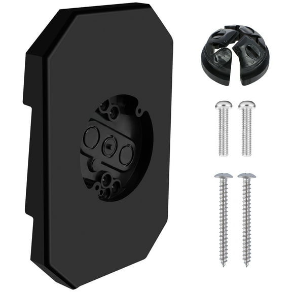 Siding Mounting Kit Plastic Siding Mounting Block Outdoor Light Mounting Block Textured Siding Mounting Plate for 1/2inch Lap Double and 4inch Height Siding