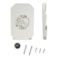 Siding Mounting Kit, White Outdoor Light Mounting Block with Builtin