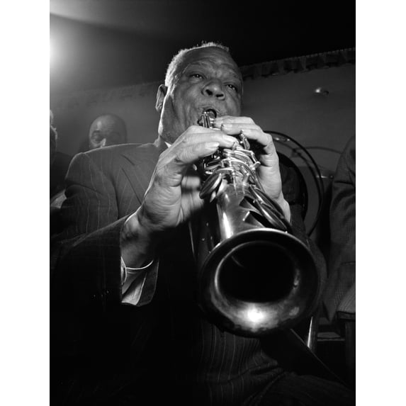 Sidney Bechet (1897-1959). /Namerican Jazz Musician. Playing At Jimmy Ryan'S In New York City. Photograph By William P. Gottlieb, C1947. Poster Print by (24 x 36)