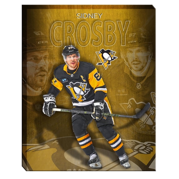 Sidney Crosby 16x20 Canvas Collage Penguins-V - Officially Licensed NHL Wall Art