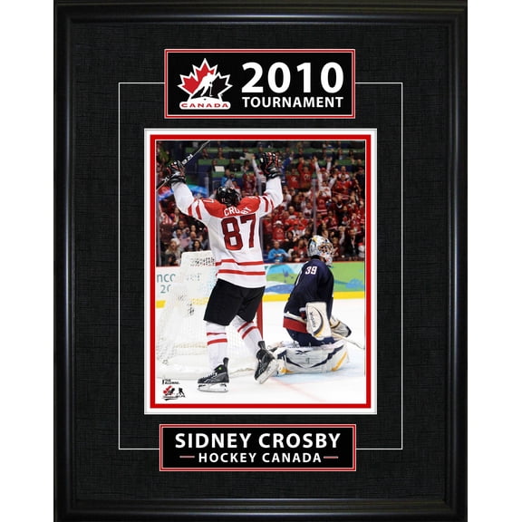 Sidney Crosby Framed 16x20 Classic Series 2010 Olympics Golden Goal