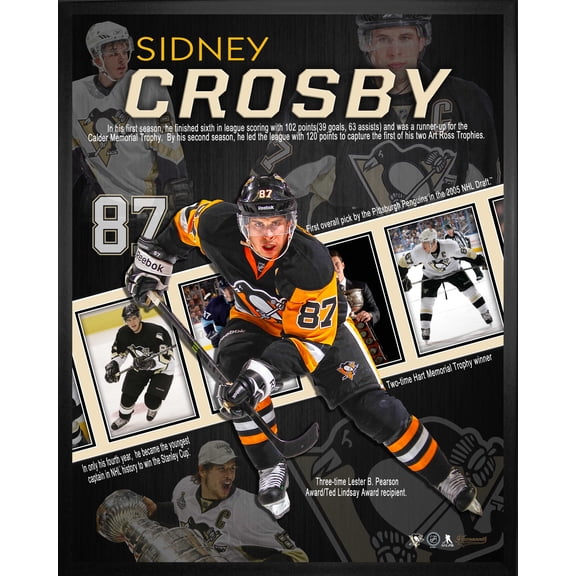 Sidney Crosby Pittsburgh Penguins Framed 16x20 Career Collage