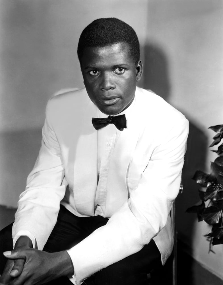 Sidney Poitier Canvas Art - (16 x 20)