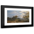 thumbnail image 1 of Sidney Richard Percy 14x10 Black Modern Framed Museum Art Print Titled - A Peep at the Sea, Fairlight Glen (1859), 1 of 5