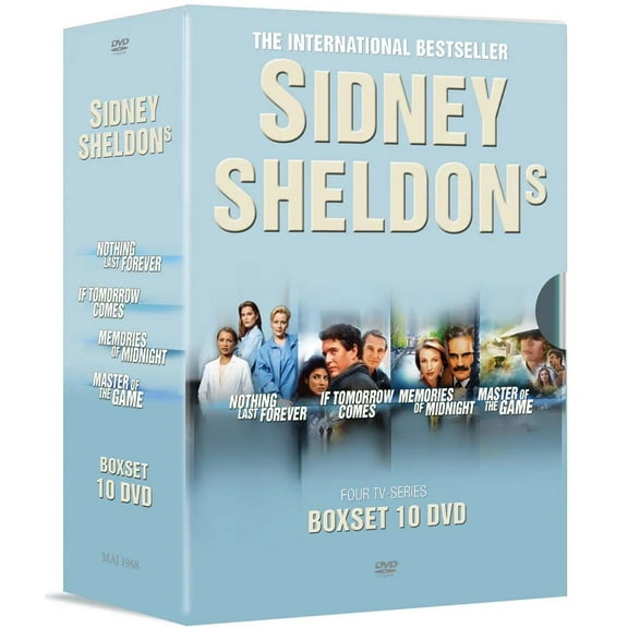 Sidney Sheldon's Collection - 10-DVD Boxset ( Nothing Lasts Forever / If Tomorrow Comes / Memories of Midnight / Master of the Game ) [ NON-USA FORMAT, PAL, Reg.0 Import - Denmark ]