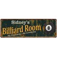 thumbnail image 1 of Sidney's Billiard Room Green Sign Man Cave 6x18 206180009349, 1 of 1