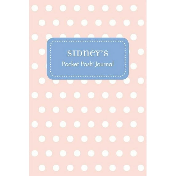 Sidney's Pocket Posh Journal, Polka Dot, (Paperback)