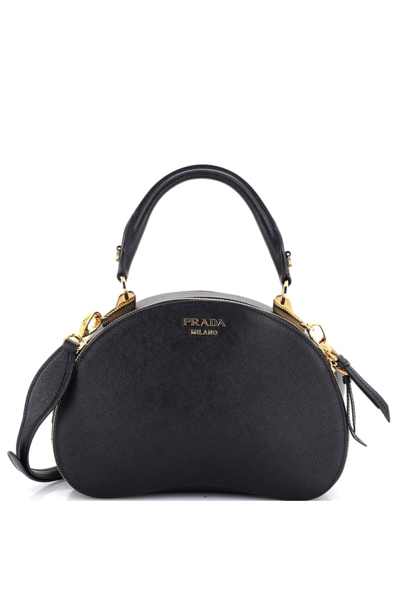Sidonie Convertible Bowler Bag Saffiano Leather Medium By Rebag