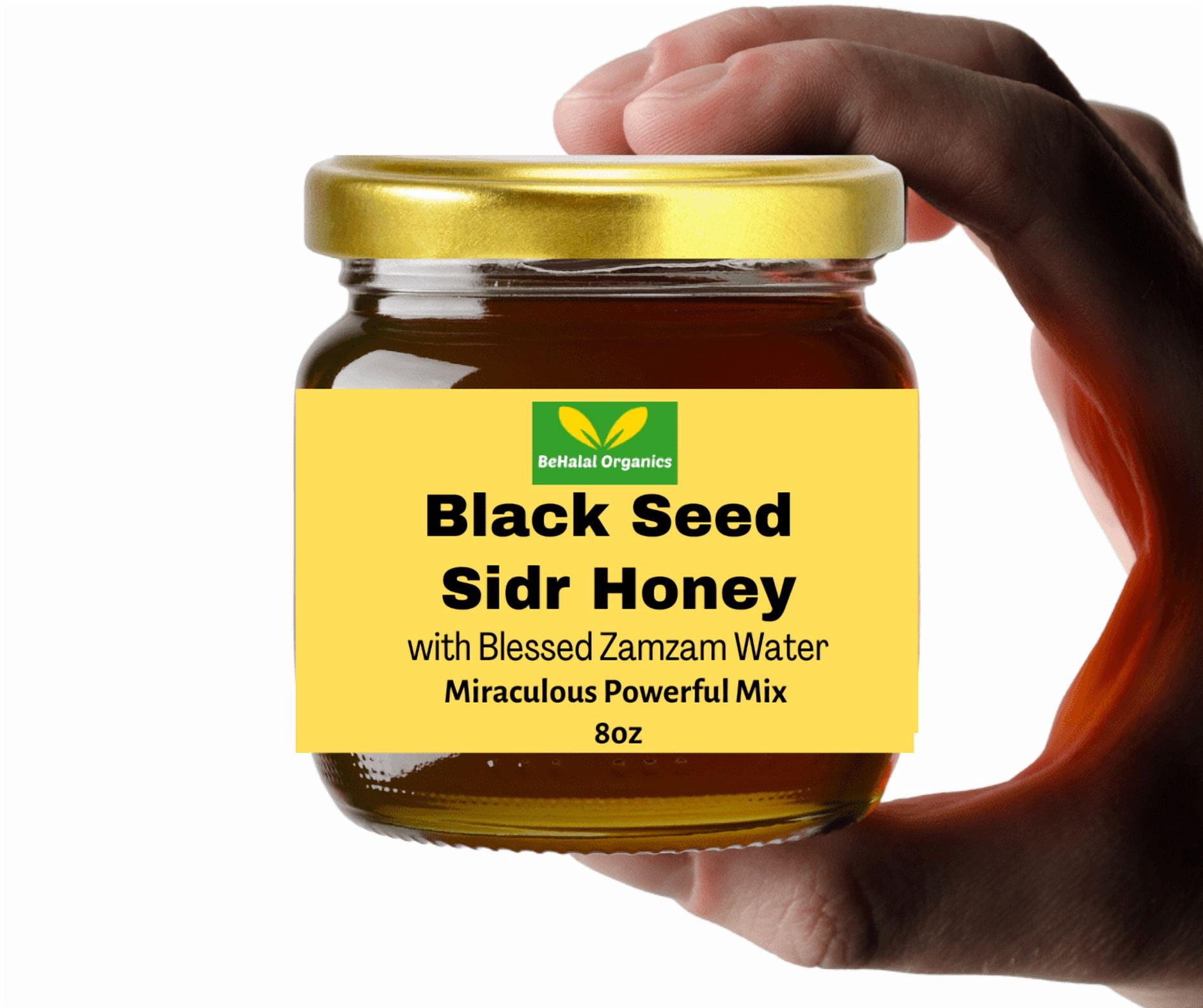 Sidr Honey With Black Seed &  Zam Zam 8oz