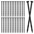 Siebwin 70PCS 8 Inch Plastic HYZ01 Garden Edging Nails Spiral Landscape