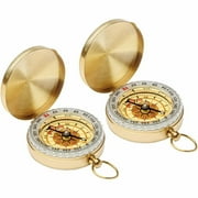 Sieeck Classic Pocket Style Copper Clamshell Compass