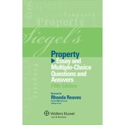 Pre-Owned Siegel's Property: Essay and Multiple-Choice Questions and Answers, 9781454809302, 1454809302, Paperback, 5 edition