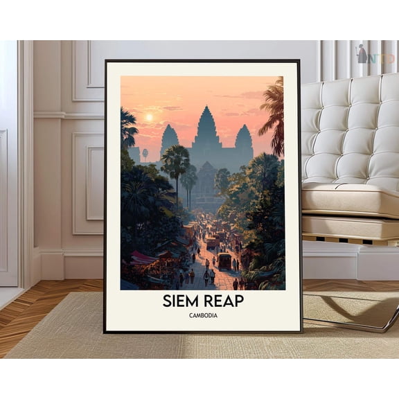 Siem Reap Cambodia Angkor Wat Historic Wall Art Travel Photo Print Unframed Paper Print