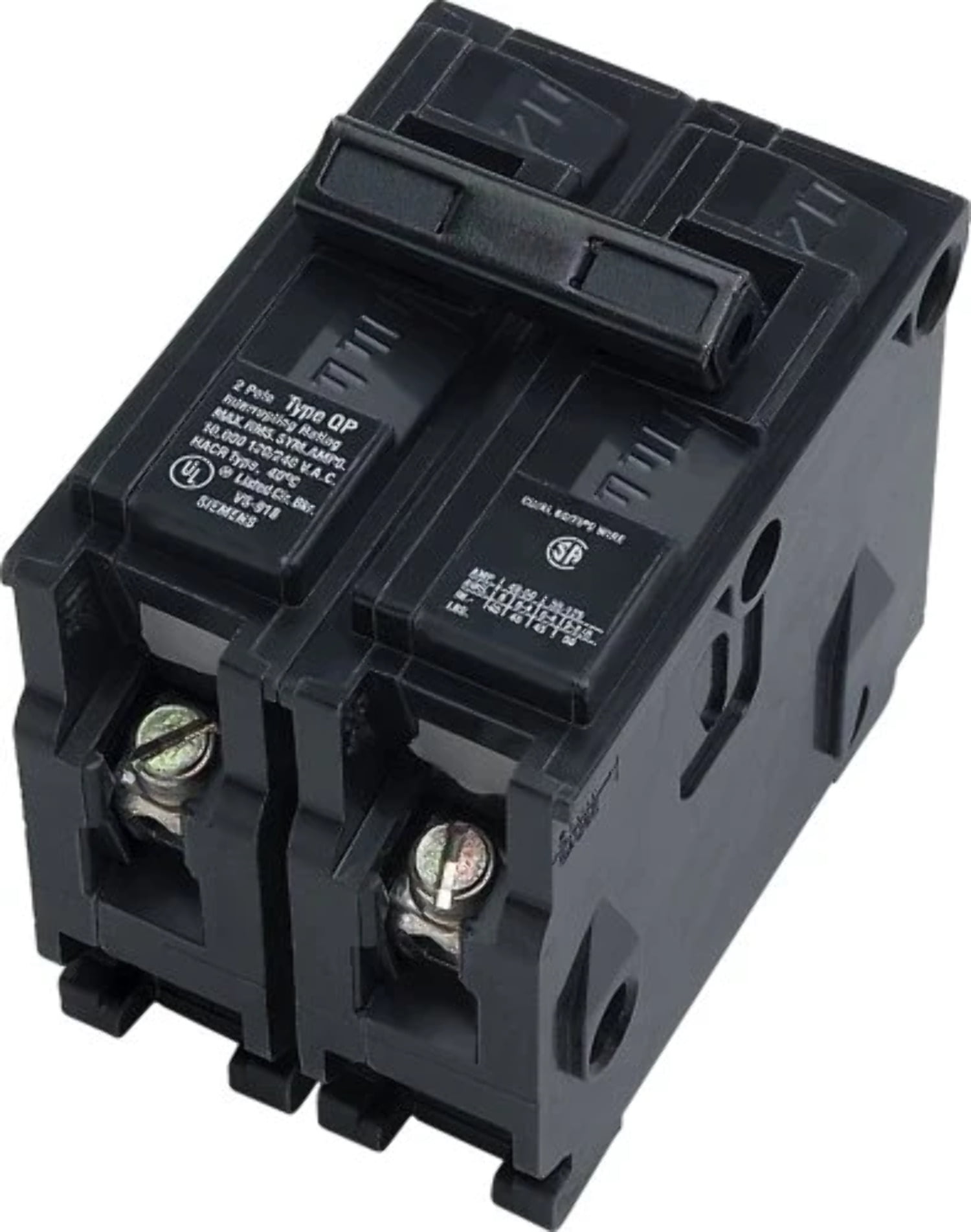 Siemens 100-Space Amp Double-Pole Type QP Circuit Breaker