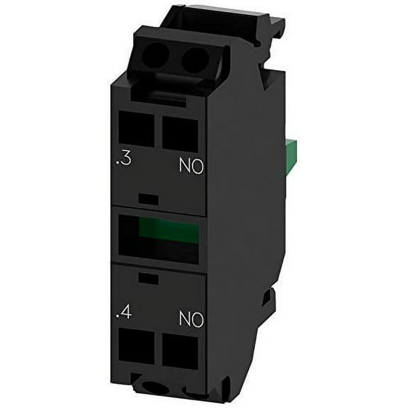 Siemens 3SU14001AA103BA0 Contact Module, 1NO, Spring Terminal, Front Plate Mounting CA1