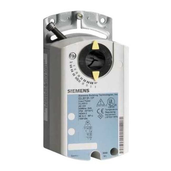 Siemens Electric Actuator,88 in.-lb.,Modulating GLB161.1P