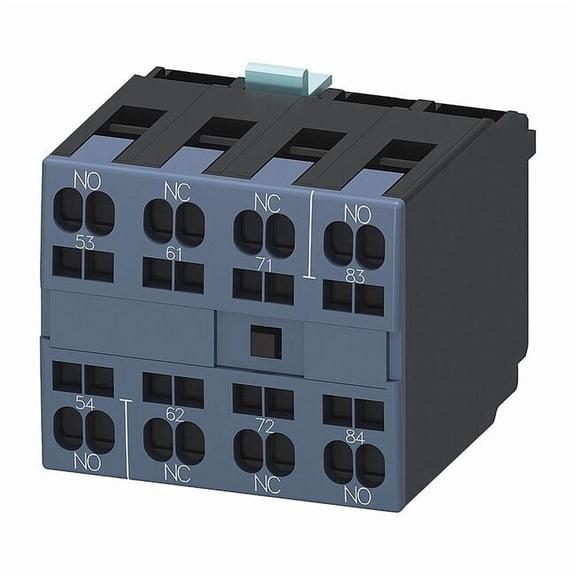 Siemens Auxiliary Switch, 2NO/2NC 3RH1921-2XA22-0MA0