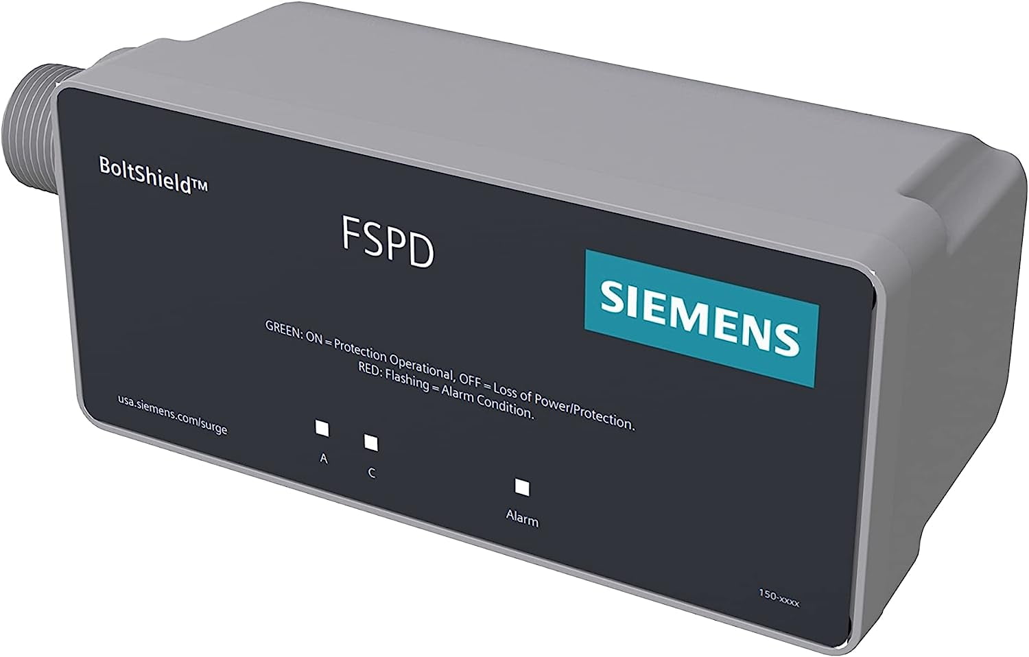 Siemens Boltshield FSPD140 Level 2 Whole House Surge Protection Device Rated for 140,000 Amps, 120/240V