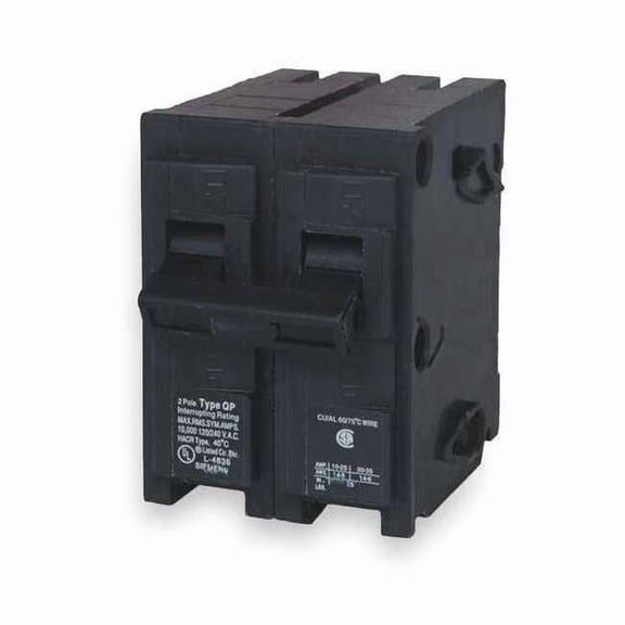 Miniature Circuit Breaker, Q Series, 30A, 2 Pole, 120/240V AC, 10kA at 120V AC Q230HID