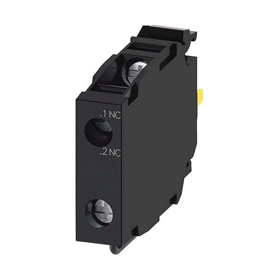 Siemens Contact Block,Momentary Action,22mm 3SU1400-1AA10-1HA0