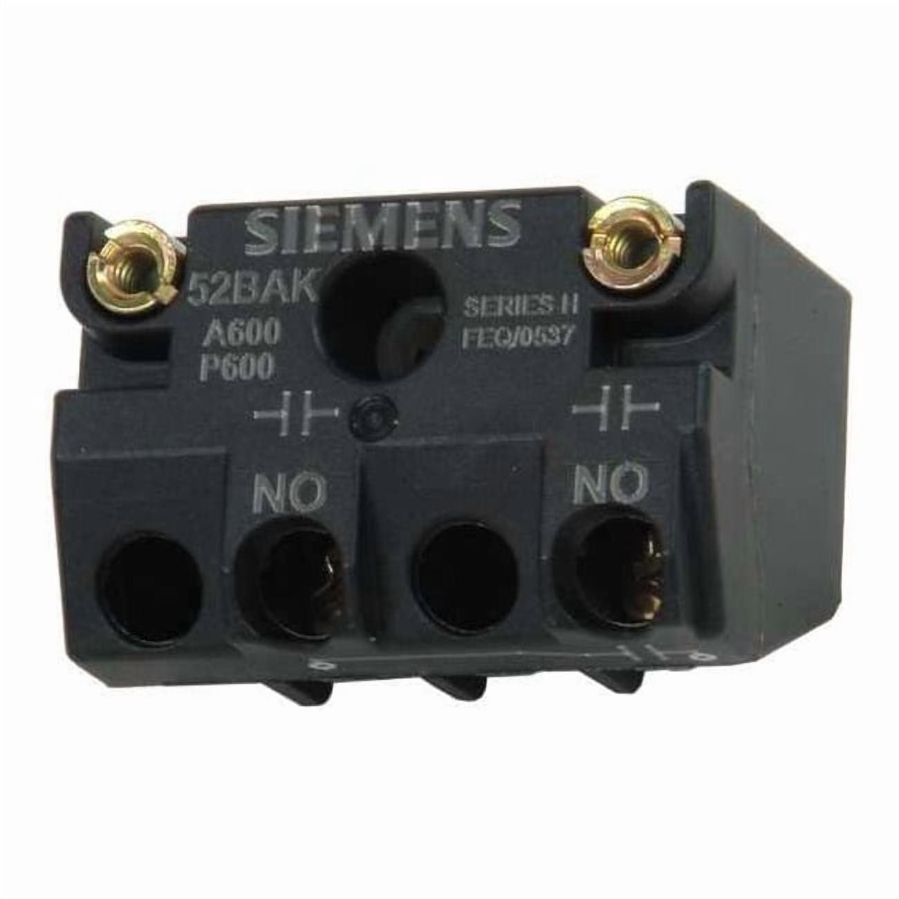 Siemens Contact Block,1NO,30mm 52BAK - Walmart.com