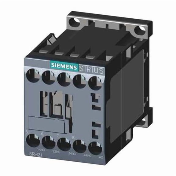 Siemens IEC Control Relay,3NO/1NC,125VDC,10A 3RH21311BG40