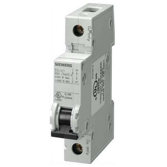 Siemens IEC Mini Circuit Breaker,16A,1P,240V 5SJ41167HG40
