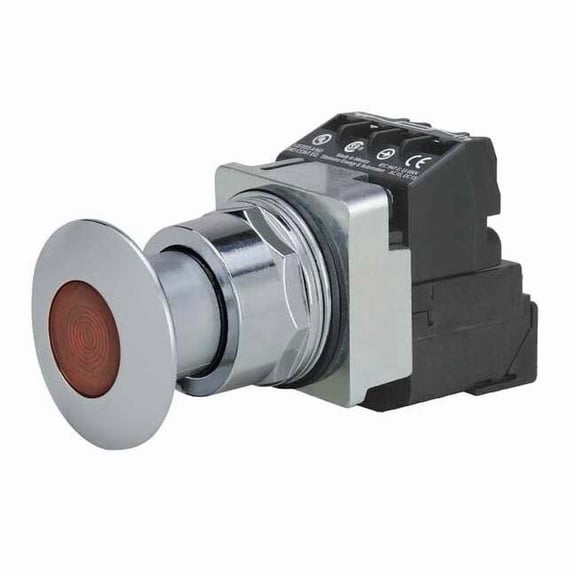 Siemens Push Button Operator, 30 mm, 1NO/1NC, Red 52PP2D2AB