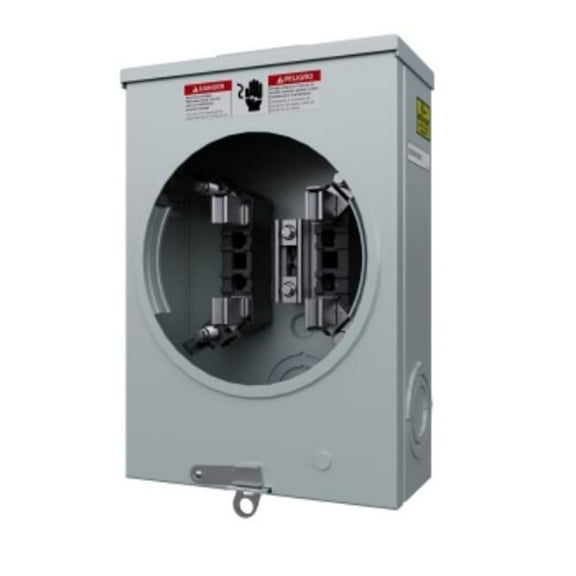 Siemens Industry UAT111-XPE 1 Phase 135 Amp Horn Bypass Ringless with Barrel Lock Knockout Meter Socket