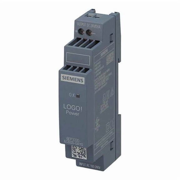 Siemens LOGOPOWER 24 V / 0.6 A Stabilized power 6EP33306SB000AY0